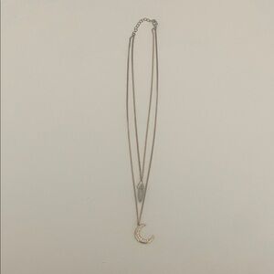 Elegant Gold Crescent Moon Necklace